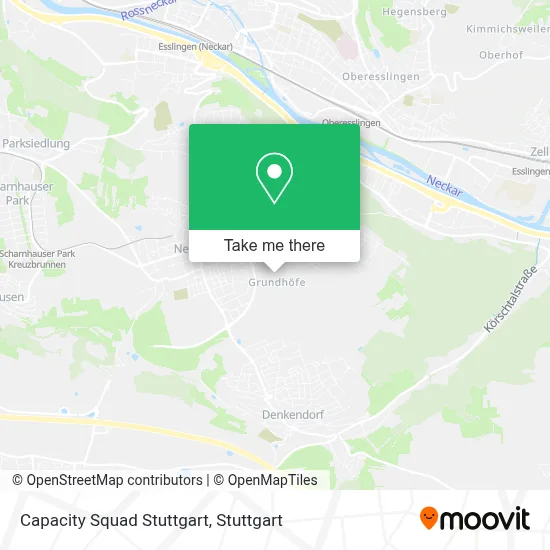 Capacity Squad Stuttgart map