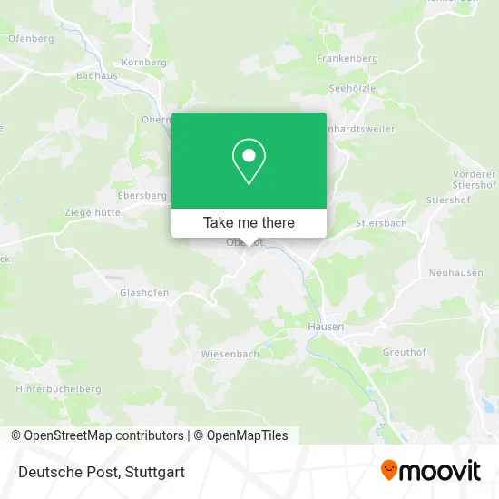 Deutsche Post map
