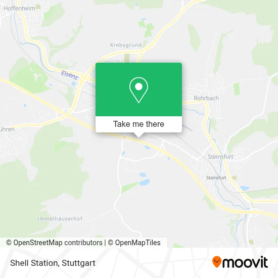 Shell Station map