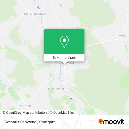 Rathaus Schwendi map