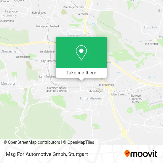 Msg For Automotive Gmbh map