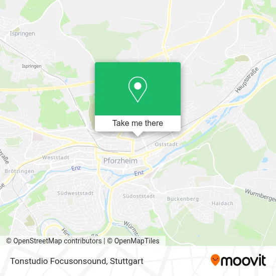 Tonstudio Focusonsound map