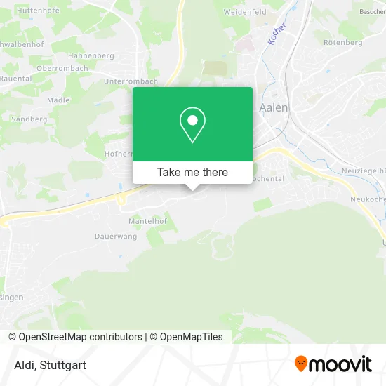 Aldi map