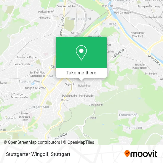 Stuttgarter Wingolf map