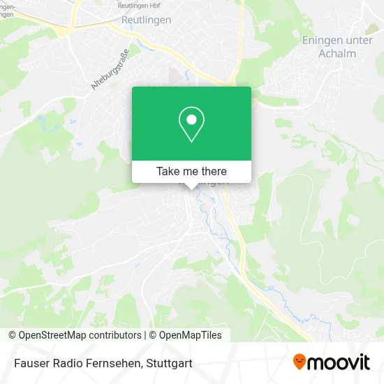 Fauser Radio Fernsehen map