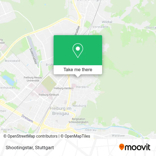 Shootingstar map