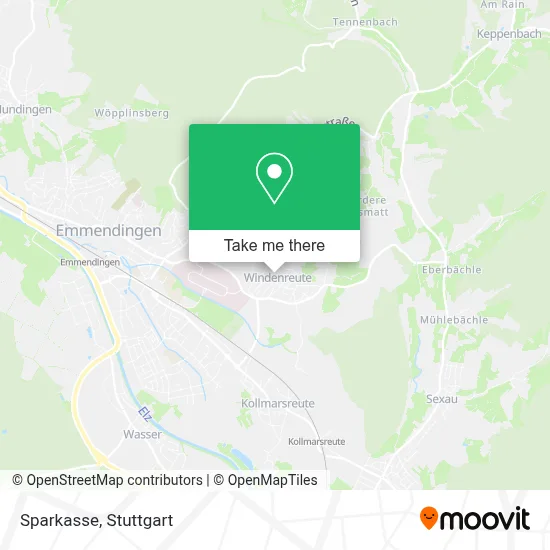 Sparkasse map