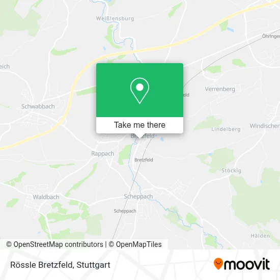 Rössle Bretzfeld map