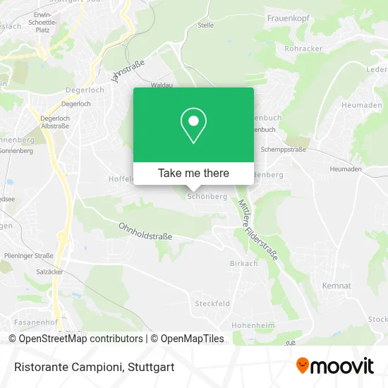 Ristorante Campioni map