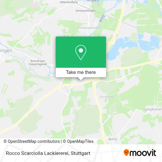 Rocco Scarciolla Lackiererei map