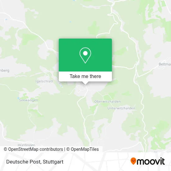 Deutsche Post map