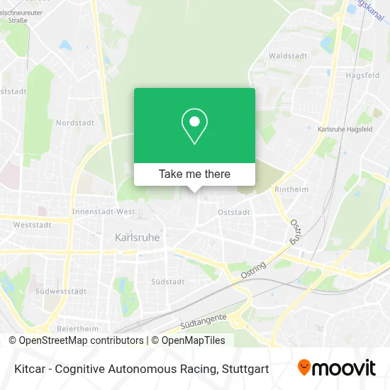 Kitcar - Cognitive Autonomous Racing map