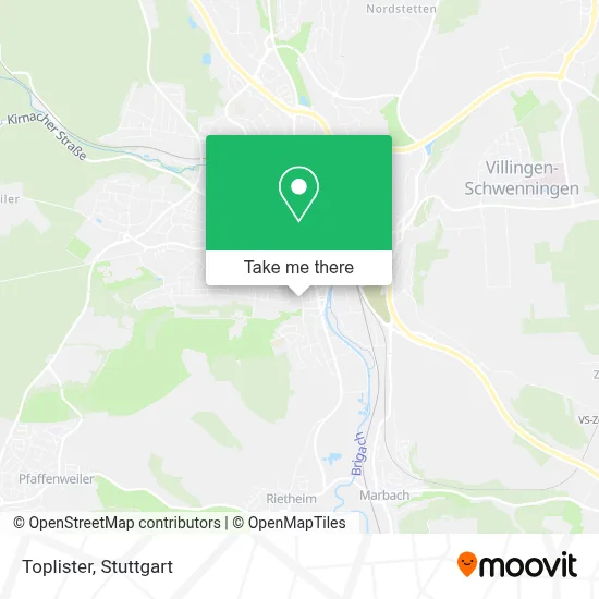 Toplister map