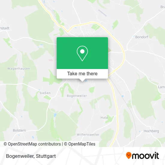 Bogenweiler map