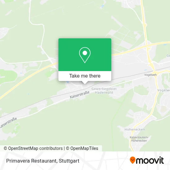 Primavera Restaurant map