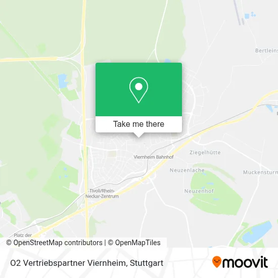 O2 Vertriebspartner Viernheim map