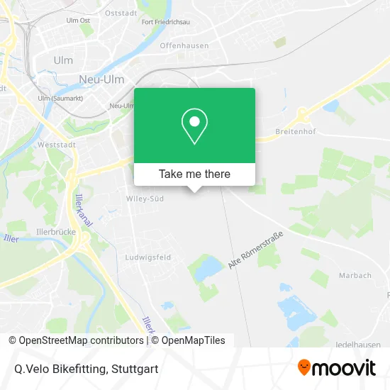 Q.Velo Bikefitting map