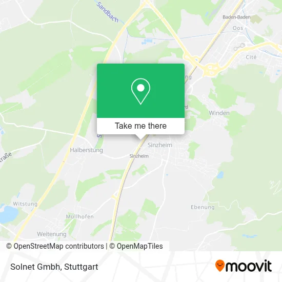 Solnet Gmbh map
