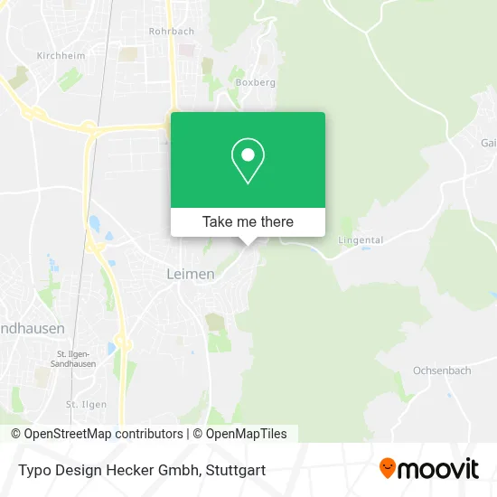 Typo Design Hecker Gmbh map