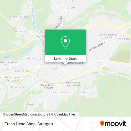 Trash Head Shop map