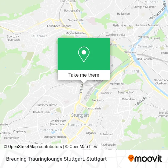 Breuning Trauringlounge Stuttgart map