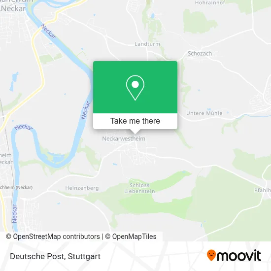 Deutsche Post map
