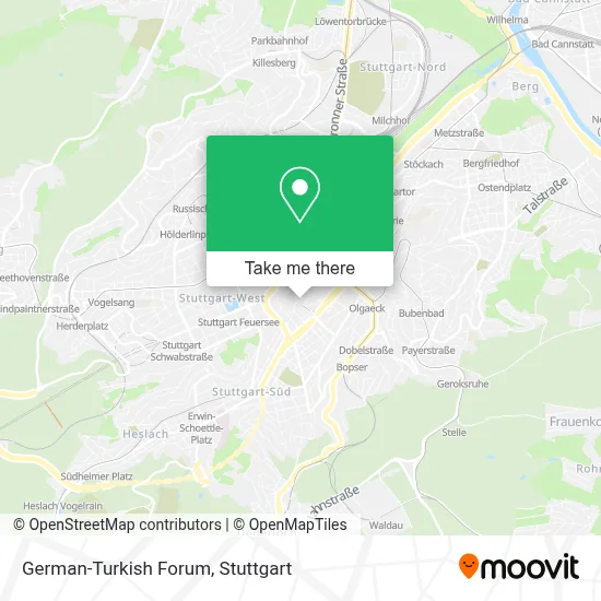 German-Turkish Forum map