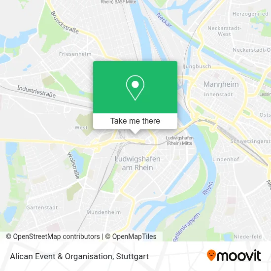 Alican Event & Organisation map