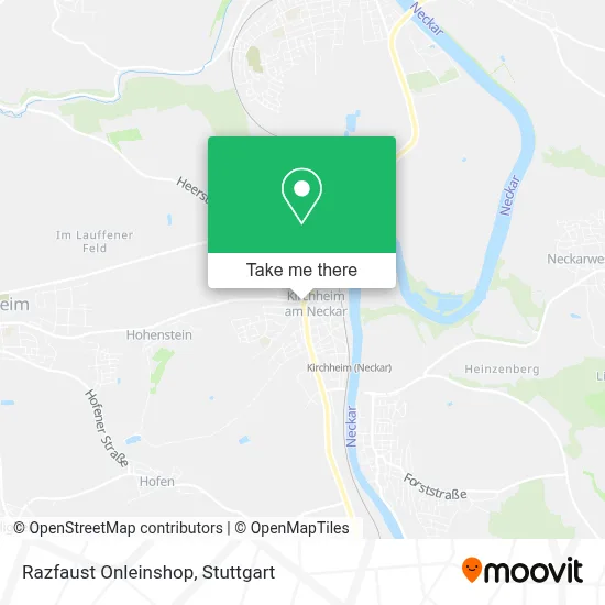 Razfaust Onleinshop map
