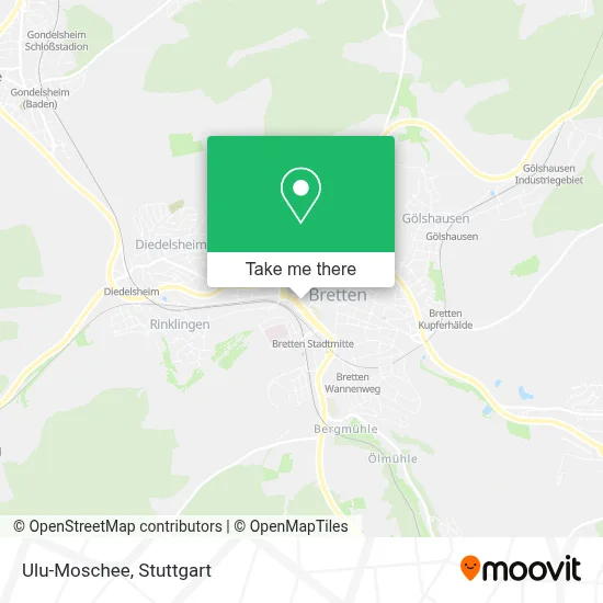 Ulu-Moschee map