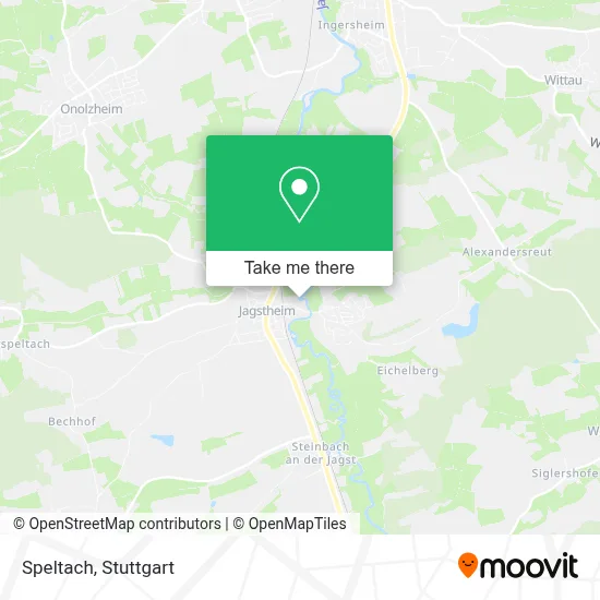 Speltach map