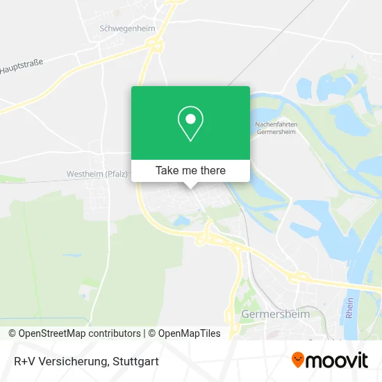 R+V Versicherung map