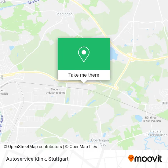 Autoservice Klink map