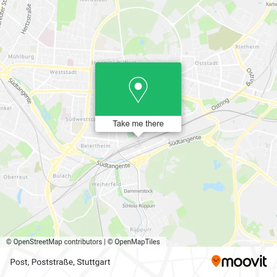 Post, Poststraße map