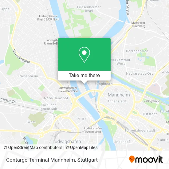 Contargo Terminal Mannheim map
