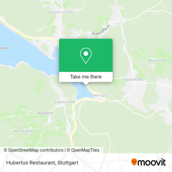 Restaurant Hubertus map