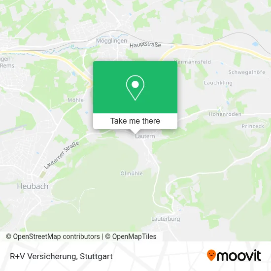 R+V Versicherung map
