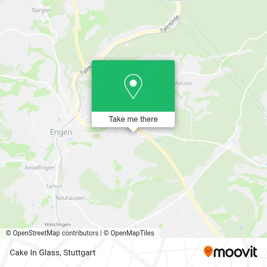 Cake In Glass map