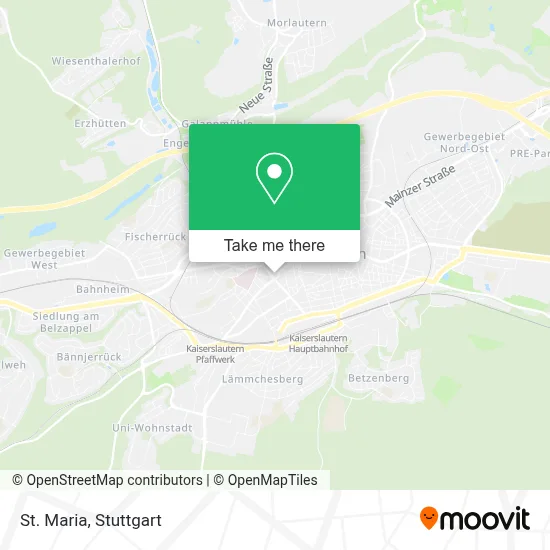St. Maria map