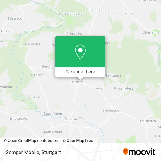 Semper Mobile map