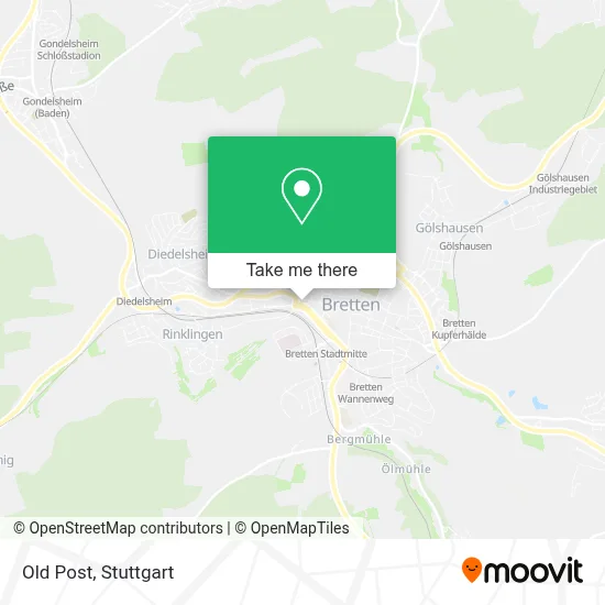 Alte Post map