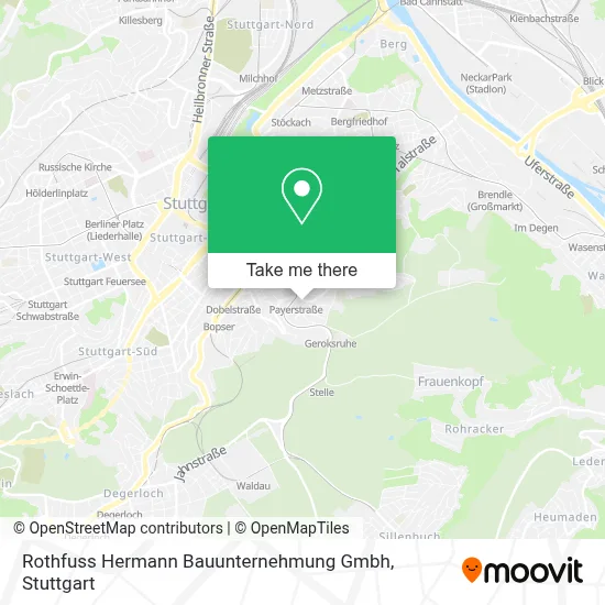 Rothfuss Hermann Bauunternehmung Gmbh map
