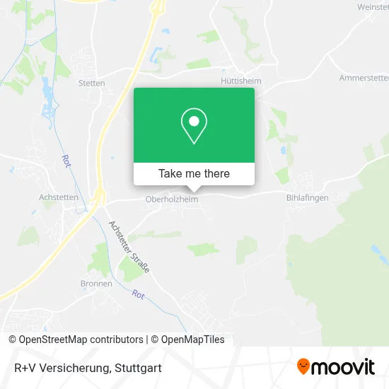 R+V Versicherung map