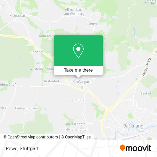 Rewe map