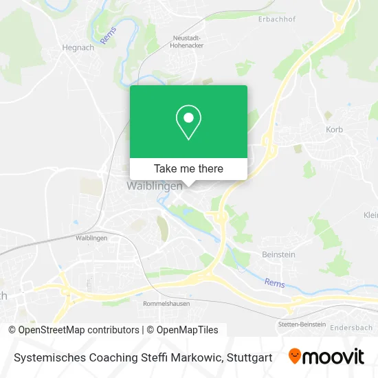 Systemisches Coaching Steffi Markowic map