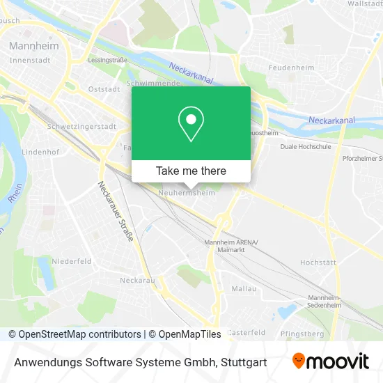 Anwendungs Software Systeme Gmbh map