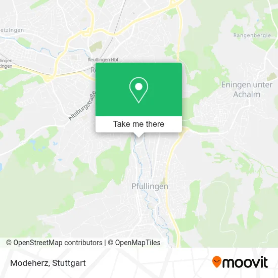 Modeherz map