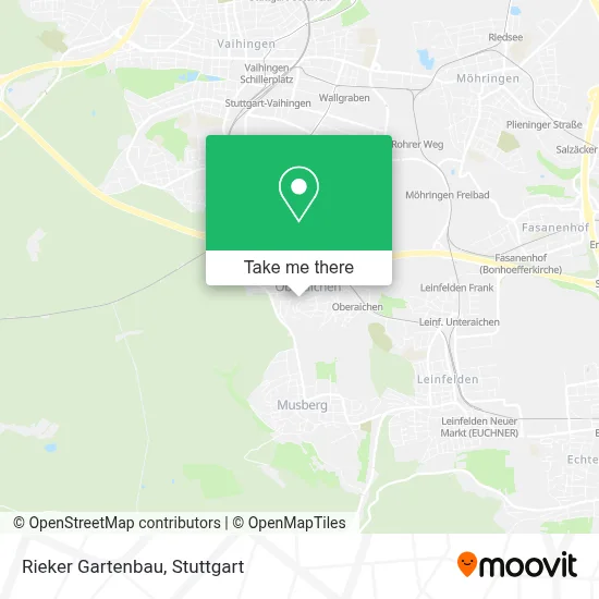 Rieker Gartenbau map