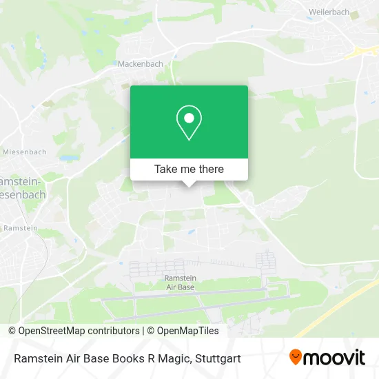 Ramstein Air Base Books R Magic map