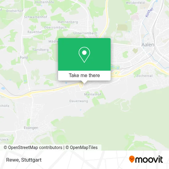 Rewe map